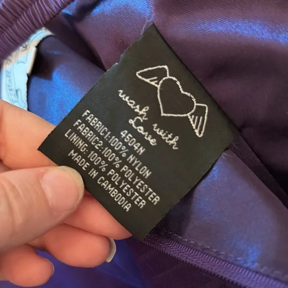 Hell Bunny Vixen Purple Strapless Tulle Midi Dress - Picture 7 of 8